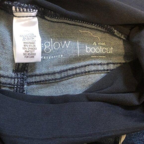 a:glow maternity bootcut jeans with full panel NEW 4 - Picture 4 of 4